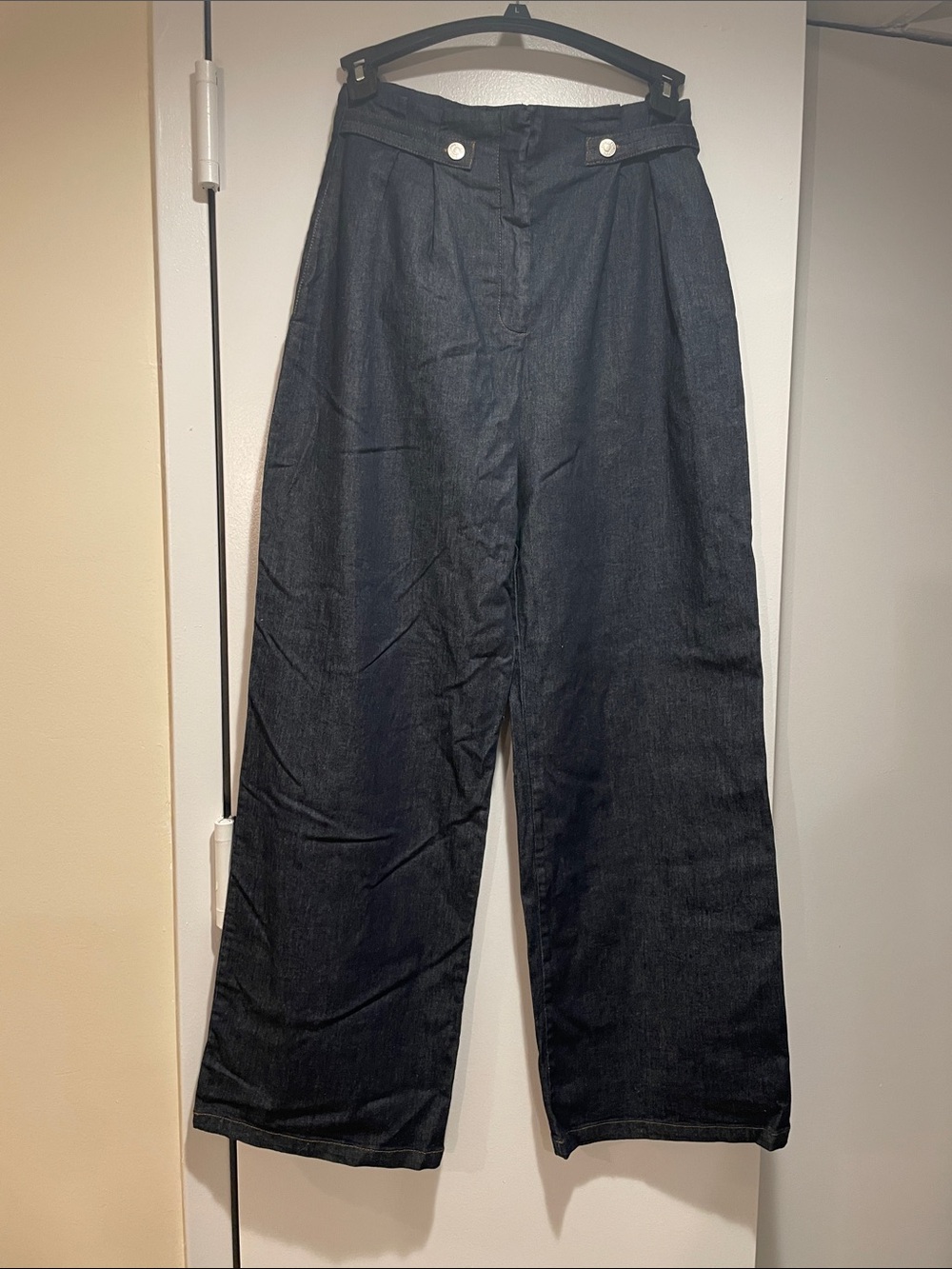 Zara’s Women Wide Leg Black denim Pants
